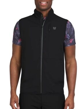 Chaps Men's Golf Woven Vest Size L